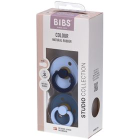 BIBS Fusion Schnuller Rund Latex 2-Pack Mix Größe 1