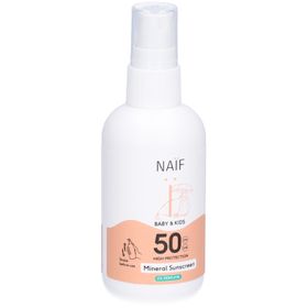 Naïf Baby & Kids Mineralische Sonnencreme Spray LSF 50