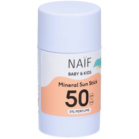 Naif Baby & Kids Minerale Zonnebrand Spf50 Zonder Parfum Stick 36g