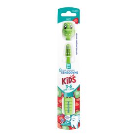 Sensodyne Proglasur Kids – weiche Kinderzahnbürste | Sanfte und wirksame Reinigung für 3- bis 6-Jährige