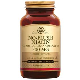 SOLGAR® No Flush Niacine 500 mg