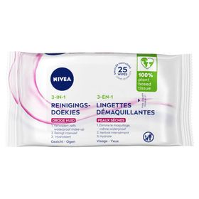 NIVEA Lingettes Démaquillantes Douces 3-en-1