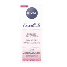 NIVEA Essentials Soin de Jour Nourrissant Peaux Sèches SPF15