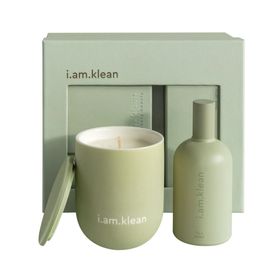 i.am.klean Coffret Cadeau Bougie + Spray d'ambiance Fig & Cedar