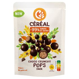 CERECAL Choco Crunchy Pops - Knusperkugeln aus Zartbitterschokolade