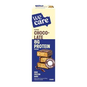 WE CARE Riegel Schokolade 8g Protein