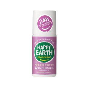 Happy Earth 100% natürlicher Deo-Roller Lavendel & Ylang