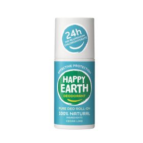 Happy Earth 100% natürlicher Deo-Roller Zeder & Limette