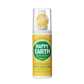 Happy Earth 100% natürliches Deodorant Spray Jasmin & Ho Wood
