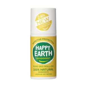 Happy Earth 100% natürlicher Deo-Roller Jasmin & Ho-Holz