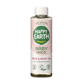 Happy Earth Natürliches Gesichts- & Körperöl 100% Baby & Kind