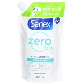 Sanex Zero% Hydrating Shower Gel Refill