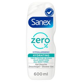 Sanex Zero% Gel Douche Hydratant Hypoallergénique
