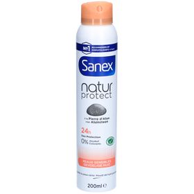 Sanex Natur Protect | Deodorant mit Alaunstein | Empfindliche Haut 24H