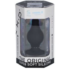 SilexD Plug Premium Silikon Schwarz Small Modell 2 (7,2 x 3,4 cm)