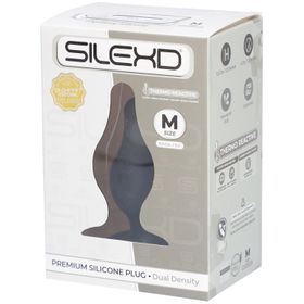 SilexD Plug Premium Silikon Schwarz Medium Modell 2 (9,3 x 3,5 cm)
