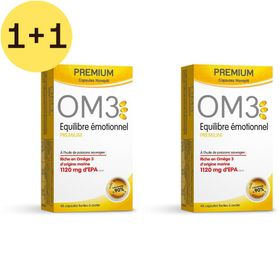 OM3 Équilibre Émotionnel  Premium - 45 capsules
