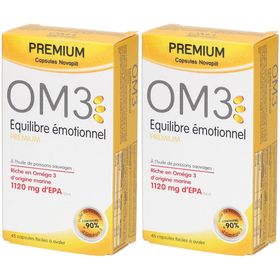 Premium Novapill® capsules OM3 Equilibre émotionnel®