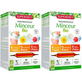 PROTOCOLE MINCEUR BIO - 30 ampoules de 15ml