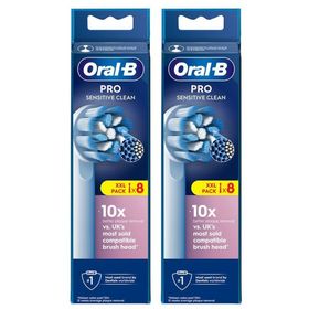 OralB Refill Sensitive Clean Xf Têtes de Brossage 8 | 1+1 GRATUIT