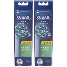 ORAL-B Pro Cross Action Ersatzbürstenköpfe x4