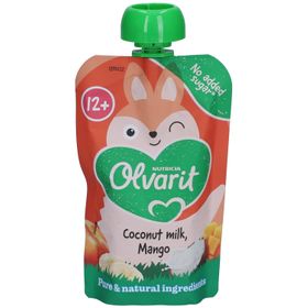 Olvarit | Trinkflasche Obst | Baby Ab 12 Monaten | Mango Kokos Smoothie