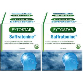 Fytostar Saffratonin – Pour une Attitude Positive – Complément Alimentaire en cas de Stress ou de Sentiments Négatifs