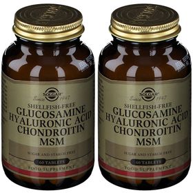 SOLGAR® GLUCOSAMIN HYALURONSÄURE CHONDROITIN MSM