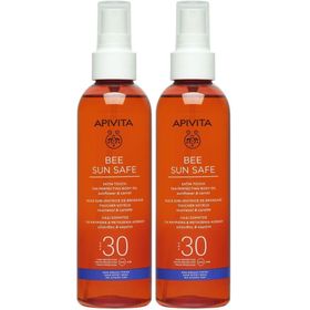 APIVITA BEE SUN SAFE Huile Corps Sublimatrice de bronzage SPF30