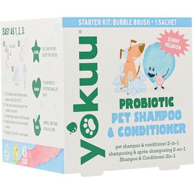 Yokuu Shampooing & Après-shampooing Probiotiques pour Animaux Kit de Démarrage