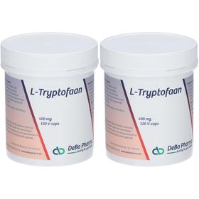 Deba Pharma L-Tryptophan mit B3 & B6 – 120 Kapseln