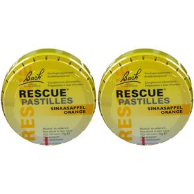 Bach Bloesem Rescue Pastilles Orange Sans Sucre