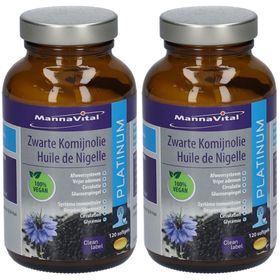 MANNAVITAL Huile de Nigelle Platin vegan