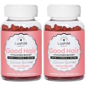 Lashilé Beauty Good Hair gummies | Zinc, biotine et vitamine B6 | Cheveux et ongles | Croissance des cheveux