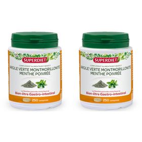 SUPERDIET Argile verte Montmorillonite + Menthe poivrée