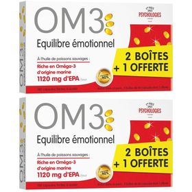 OM3 Pack 2 BOITES + 1 OFFERTE