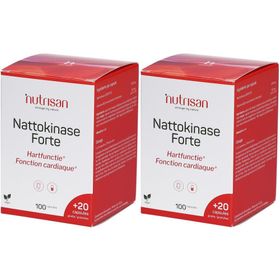 Nutrisan Nattokinase Forte 100 + 20 Kapseln Gratis