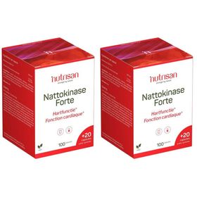 Nutrisan Nattokinase Forte 100 + 20 Capsules Gratuites