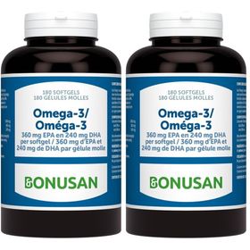 Bonusan Omega-3 360 mg EPA 240 mg DHA Softgels