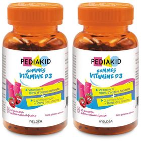 PEDIAKID® Vitamin D3-Kaugummi Erdbeer-Bär
