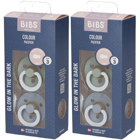 BIBS® BIBS COLOUR NIGHT Schnuller Salbei + 18 Monate