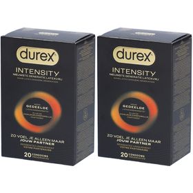 Durex Intensity Kondome für Männer | Latexfrei Ultra Dünn Ultra Gleitfähig | Mehr Geteilte Körperwärme*