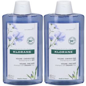 KLORANE Volumenshampoo Flachs