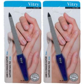 Vitry Classic Saphir-Nagelfeile aus Edelstahl 1076