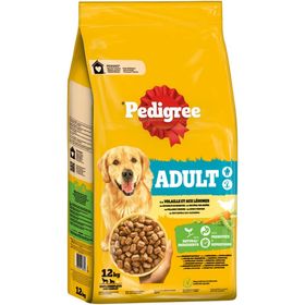 Pedigree Trockenfutter für ausgewachsene Hunde mit Huhn
