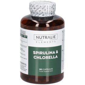 Nutralie Spiruline & Chlorella 1800 mg, 180 Gelules