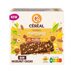 Céréal Happy Morning Riegel mit Haselnüssen und Kakao