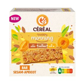 Céréal Happy Morning Riegel mit Sesam und Aprikosen