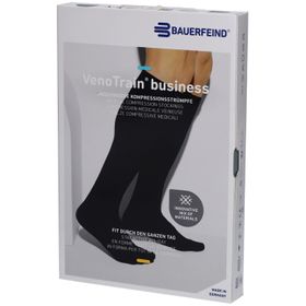 Bauerfeind® VenoTrain business CCL 2 Mi-bas L long fermé marine