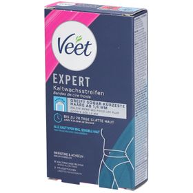 VEET Expert Bandes de cire froide Maillot et aisselles pour peaux sensibles